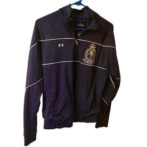 Under Armour men small Penn State Rugby Football Club navy blue track jacket